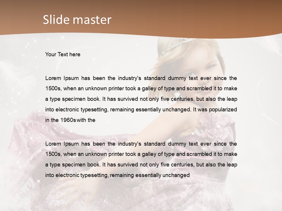 Fashion Person Clothing PowerPoint Template