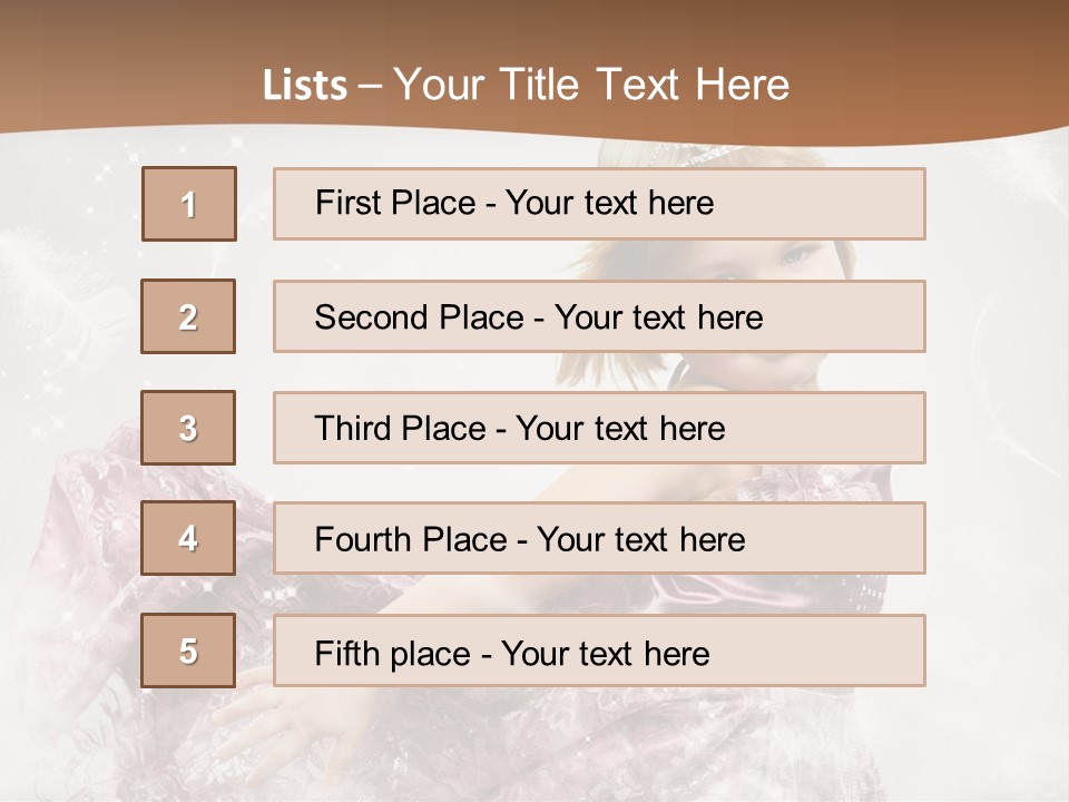 Fashion Person Clothing PowerPoint Template
