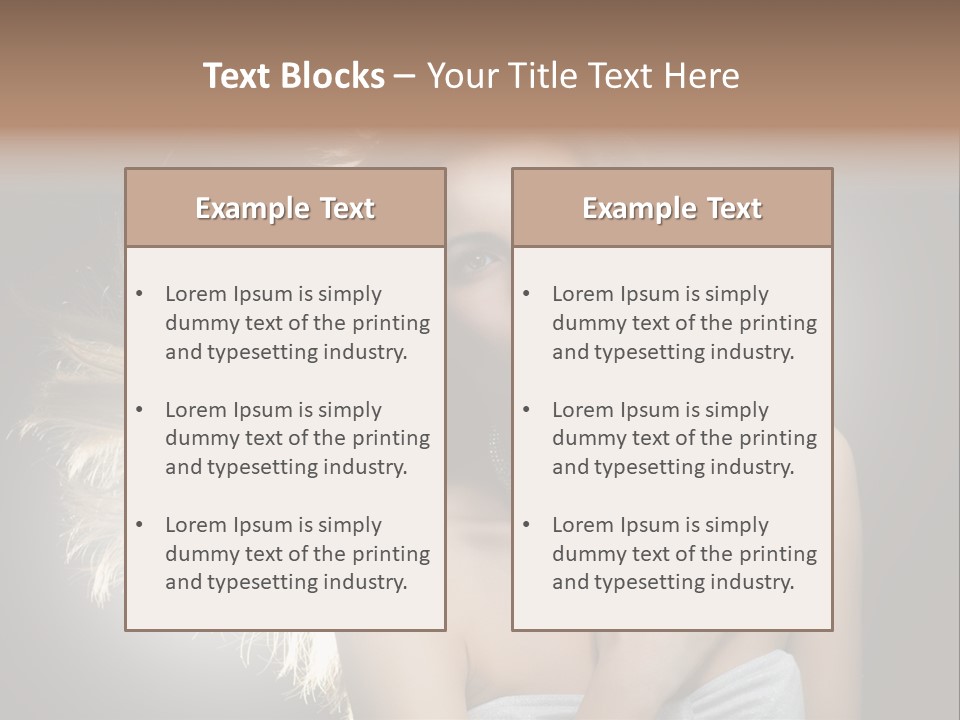 Only Skin Look PowerPoint Template
