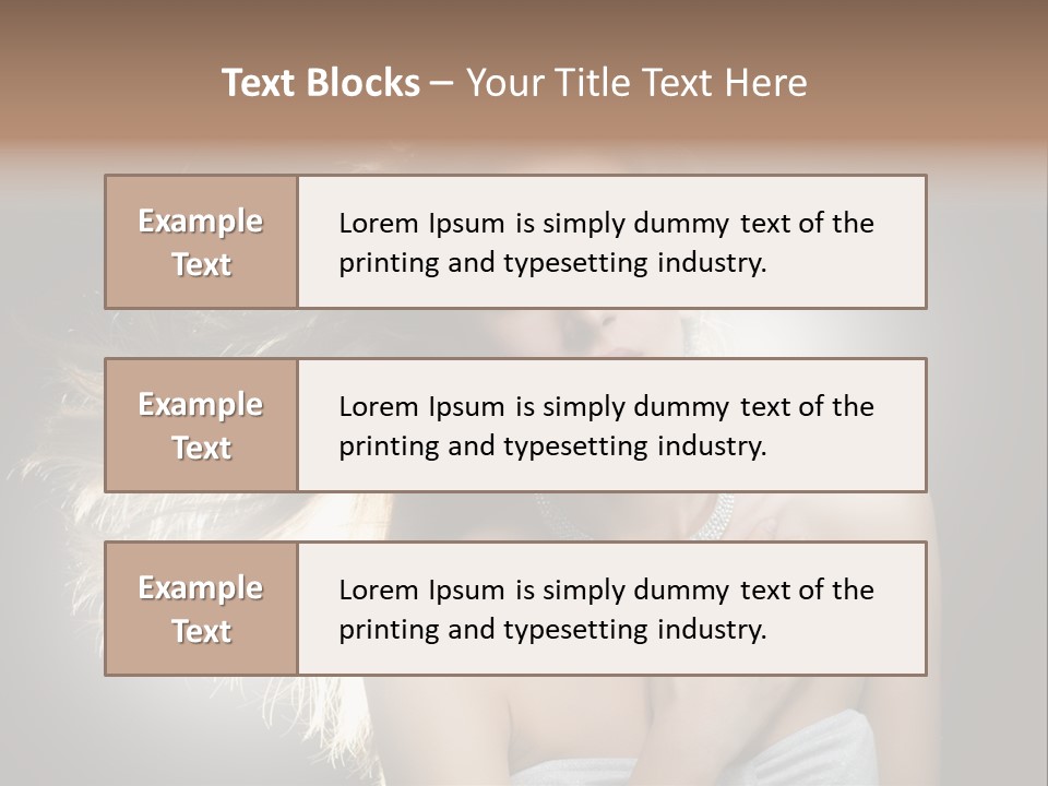 Only Skin Look PowerPoint Template