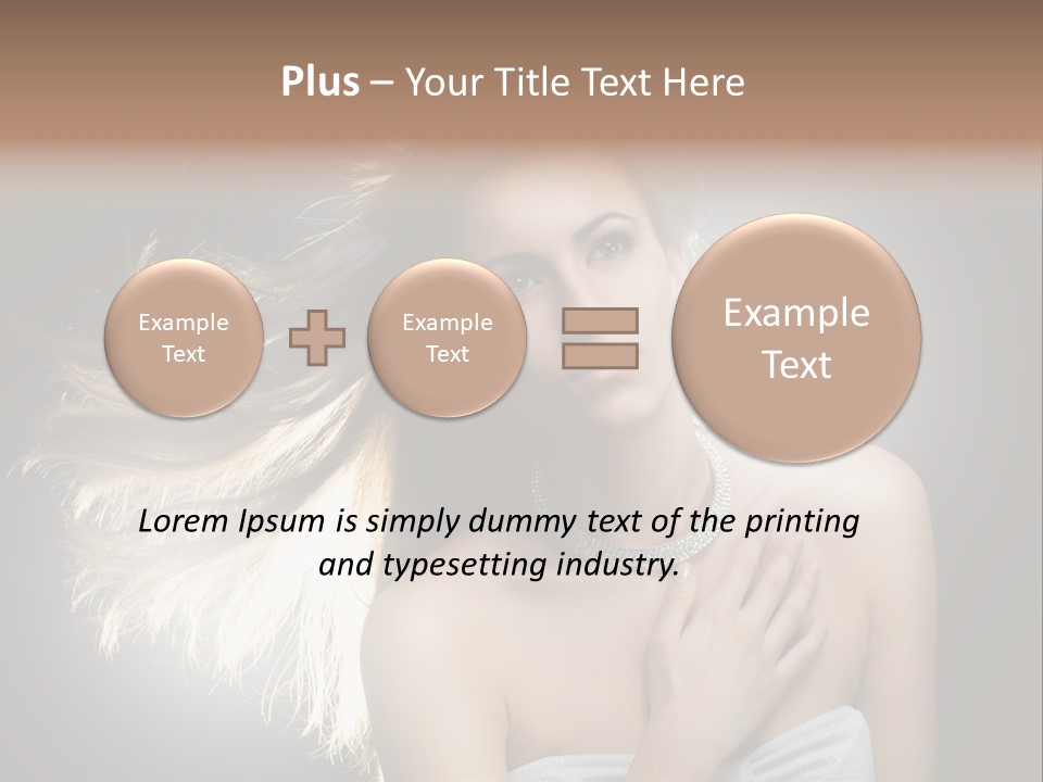 Only Skin Look PowerPoint Template