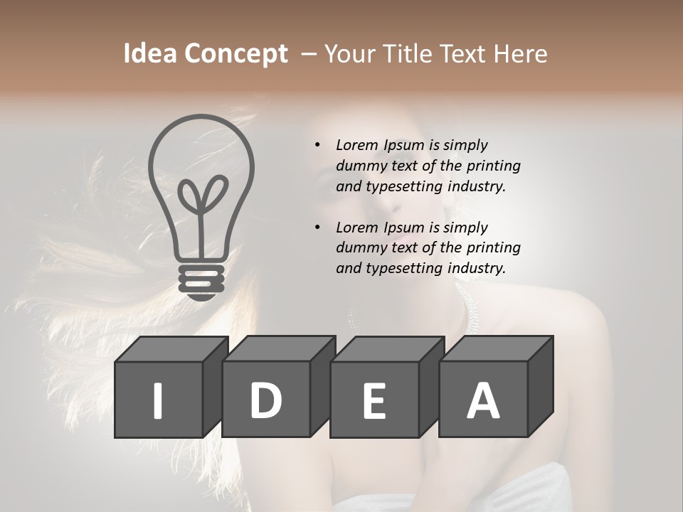 Only Skin Look PowerPoint Template