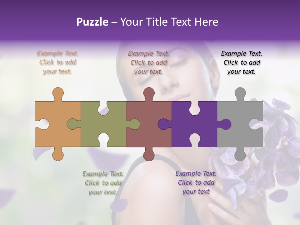 Young Body Caucasian PowerPoint Template