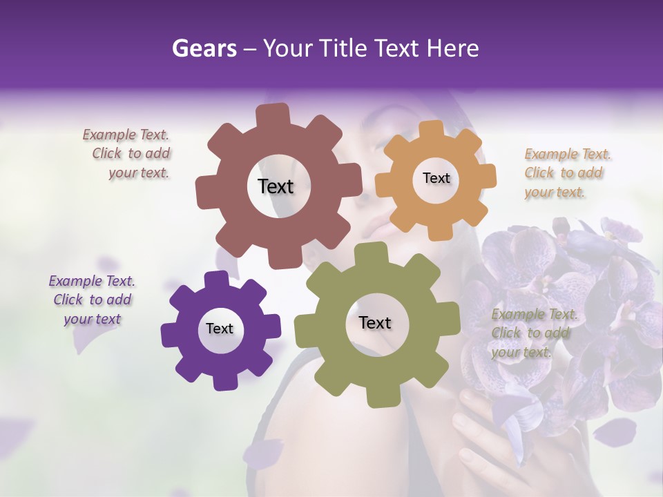 Young Body Caucasian PowerPoint Template