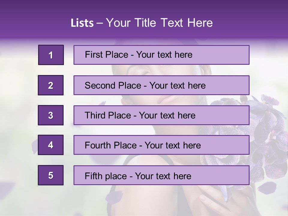 Young Body Caucasian PowerPoint Template