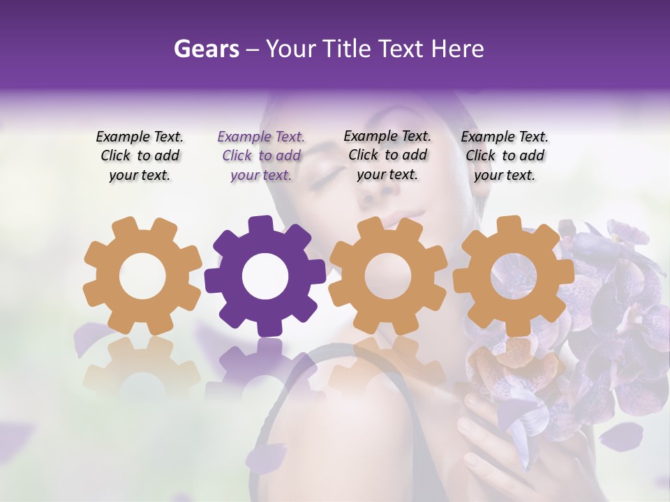 Young Body Caucasian PowerPoint Template