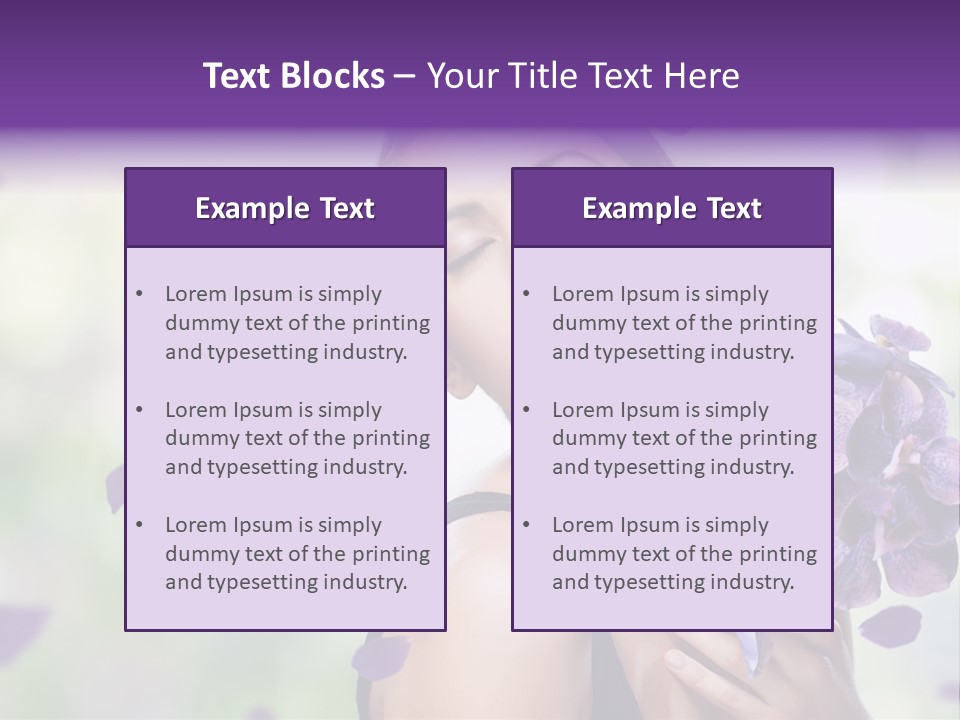 Young Body Caucasian PowerPoint Template