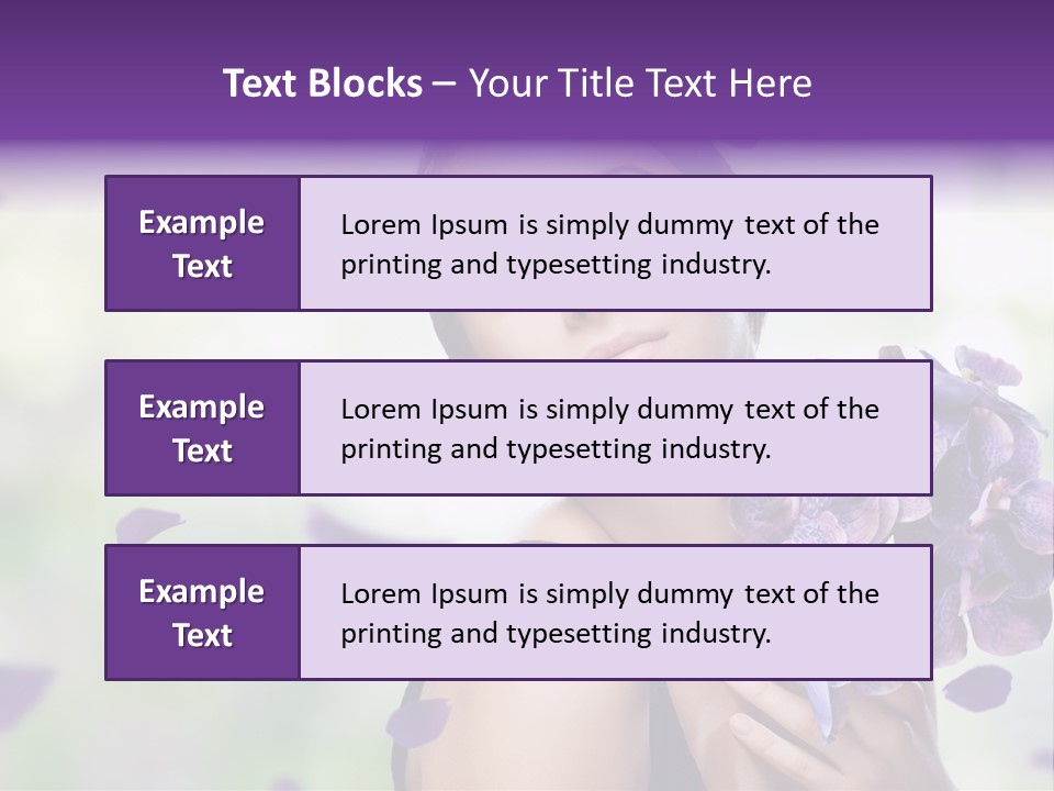 Young Body Caucasian PowerPoint Template