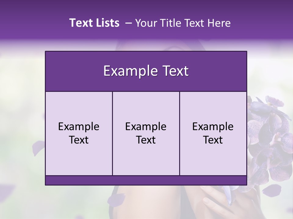 Young Body Caucasian PowerPoint Template