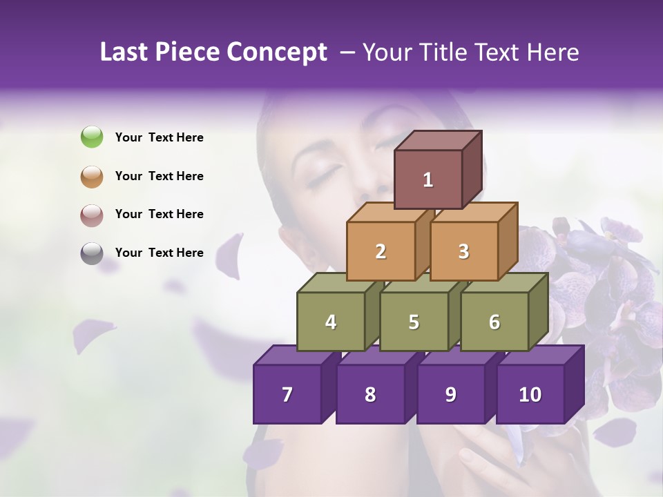 Young Body Caucasian PowerPoint Template