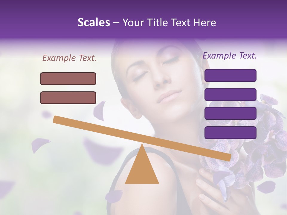 Young Body Caucasian PowerPoint Template