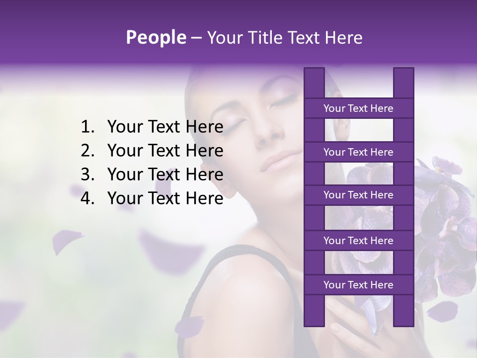 Young Body Caucasian PowerPoint Template