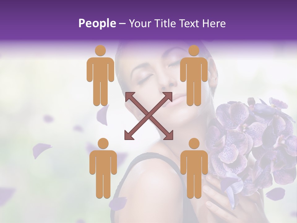 Young Body Caucasian PowerPoint Template