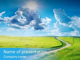 Plain Agricultural Forest PowerPoint Template