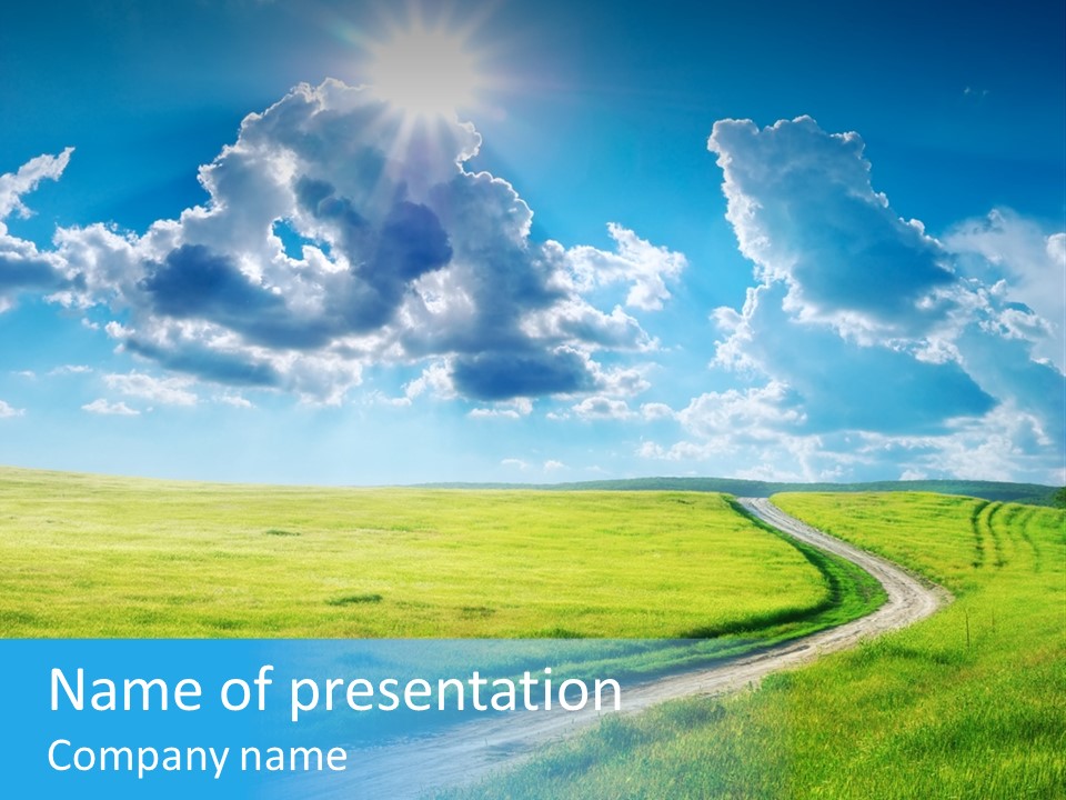 Plain Agricultural Forest PowerPoint Template