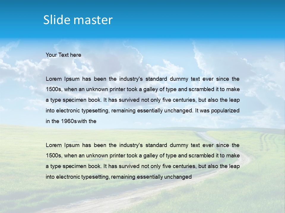 Plain Agricultural Forest PowerPoint Template