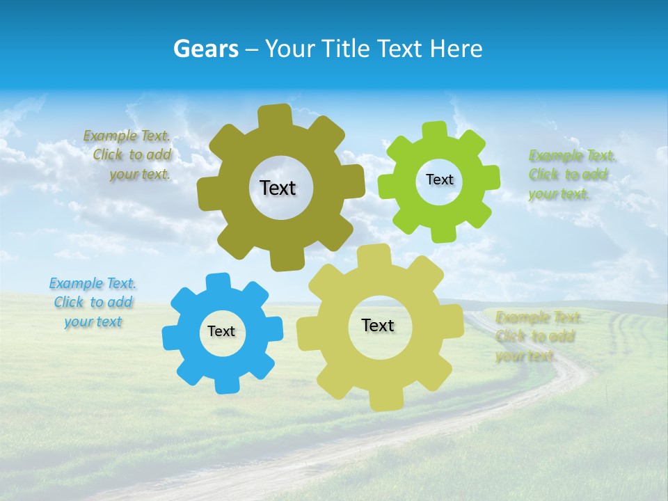 Plain Agricultural Forest PowerPoint Template