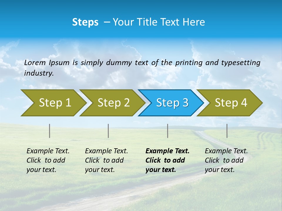 Plain Agricultural Forest PowerPoint Template