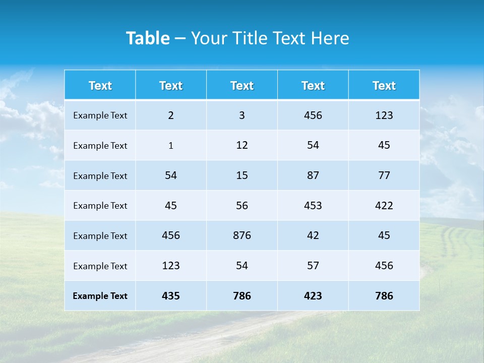 Plain Agricultural Forest PowerPoint Template