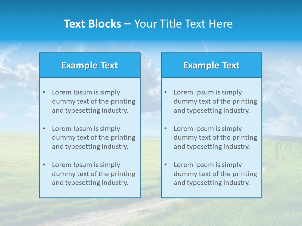 Plain Agricultural Forest PowerPoint Template