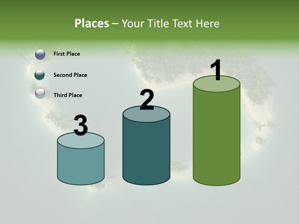 Tropical Tree Wave PowerPoint Template