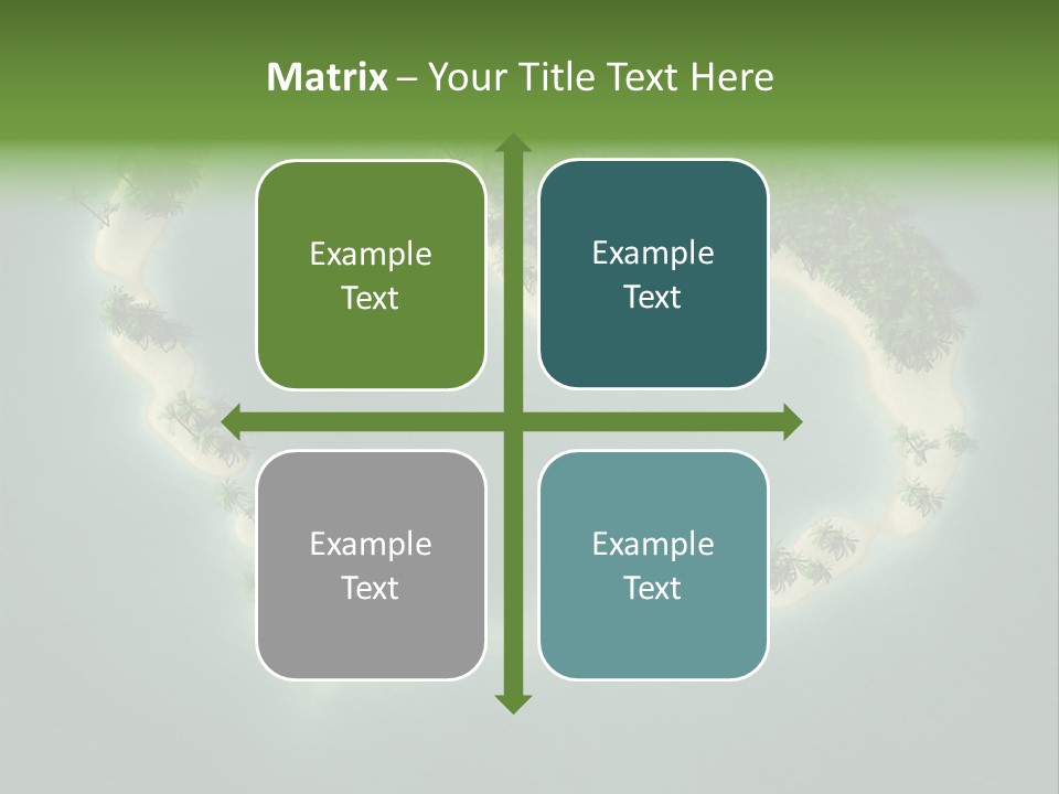 Tropical Tree Wave PowerPoint Template