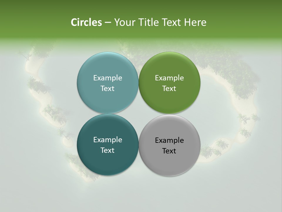 Tropical Tree Wave PowerPoint Template