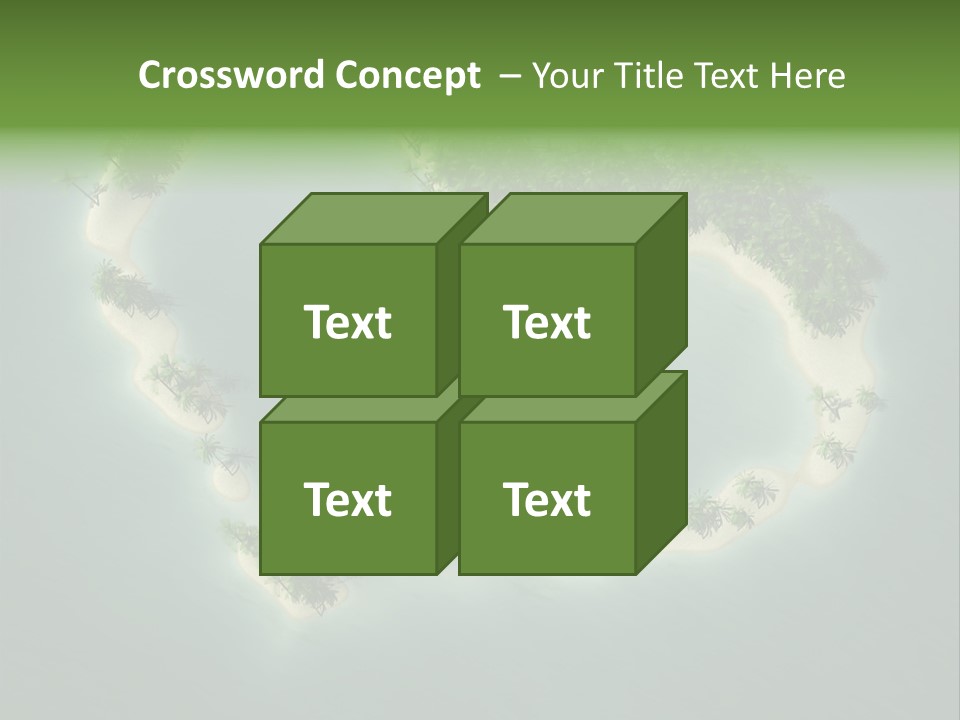 Tropical Tree Wave PowerPoint Template