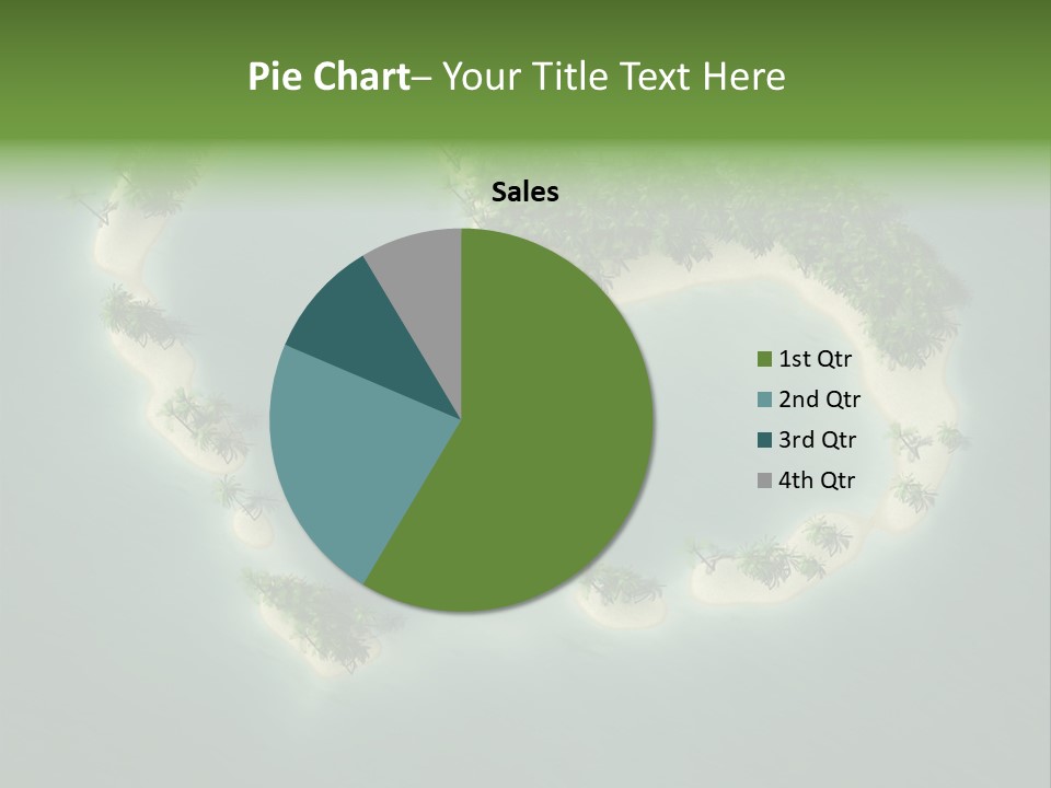 Tropical Tree Wave PowerPoint Template