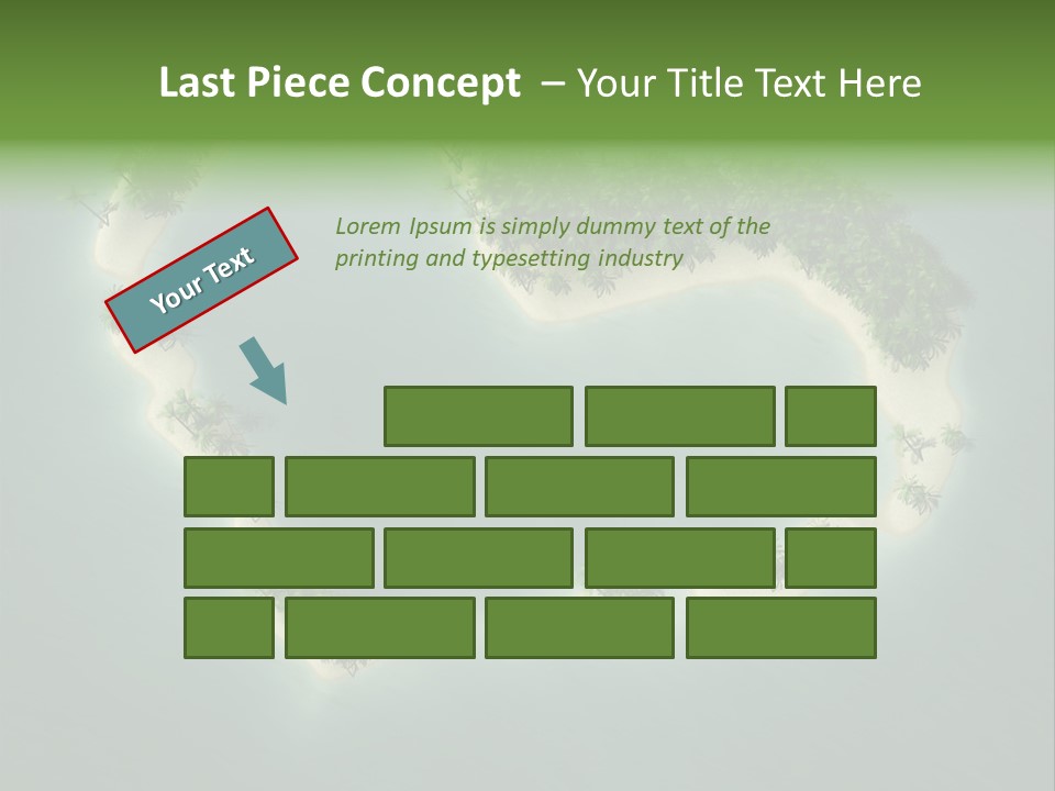 Tropical Tree Wave PowerPoint Template