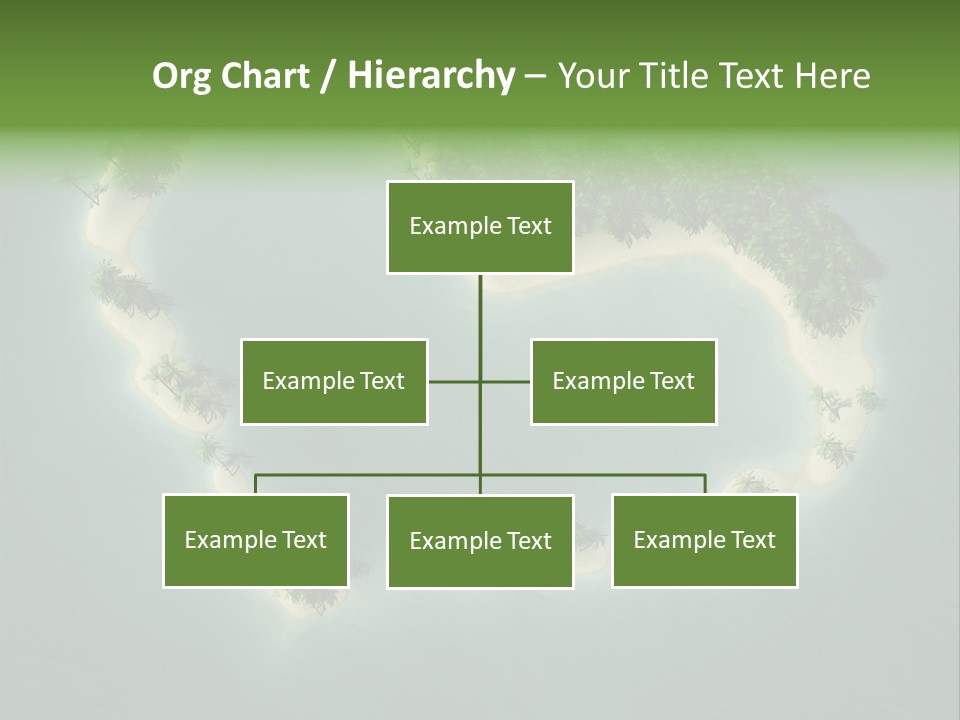 Tropical Tree Wave PowerPoint Template