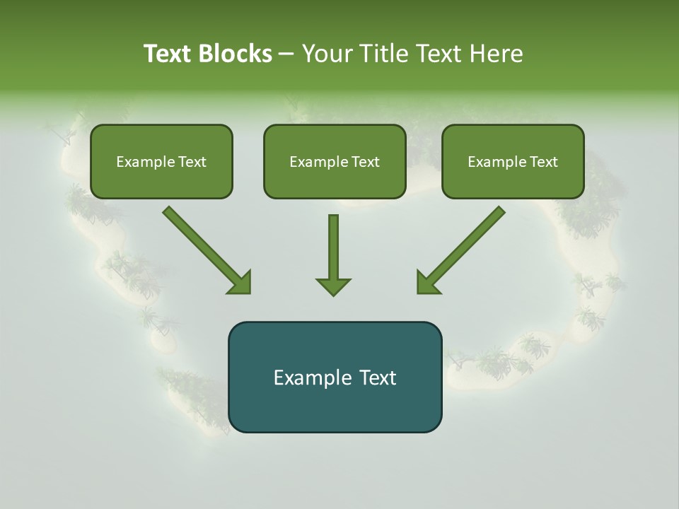 Tropical Tree Wave PowerPoint Template