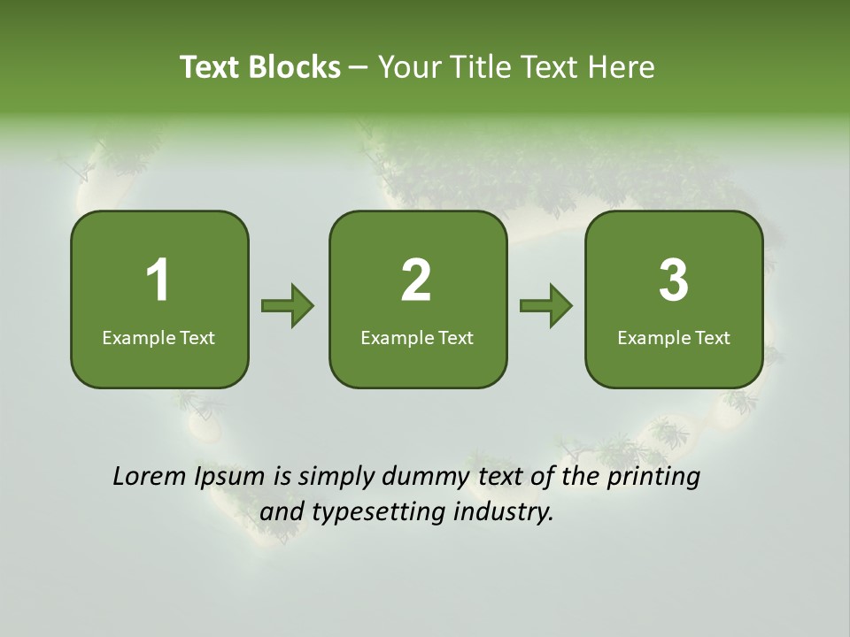 Tropical Tree Wave PowerPoint Template