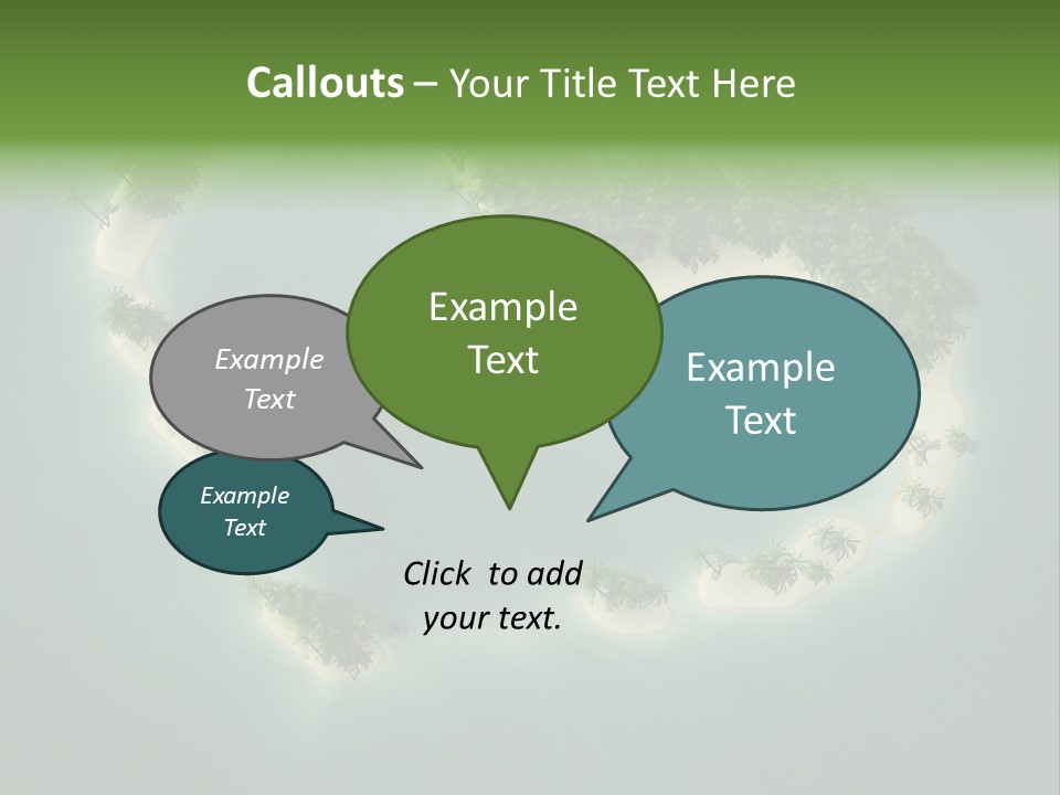 Tropical Tree Wave PowerPoint Template
