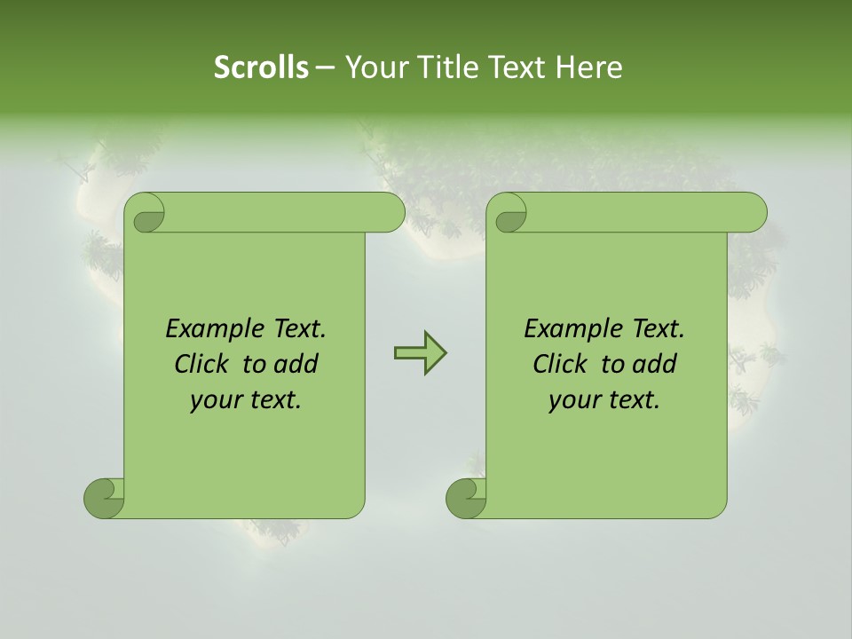 Tropical Tree Wave PowerPoint Template