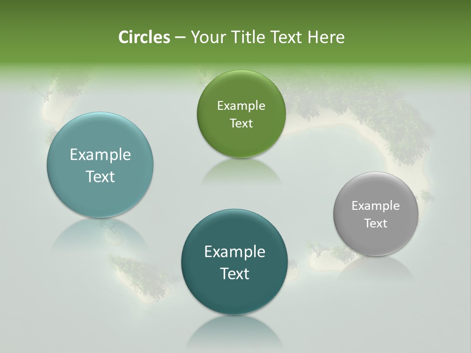 Tropical Tree Wave PowerPoint Template