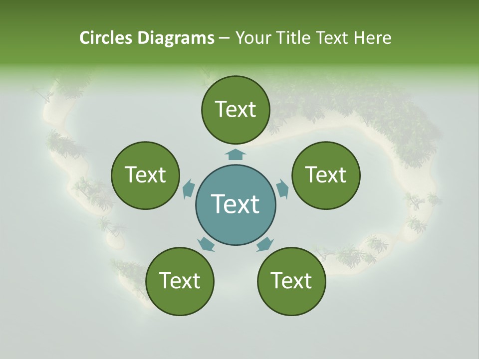 Tropical Tree Wave PowerPoint Template