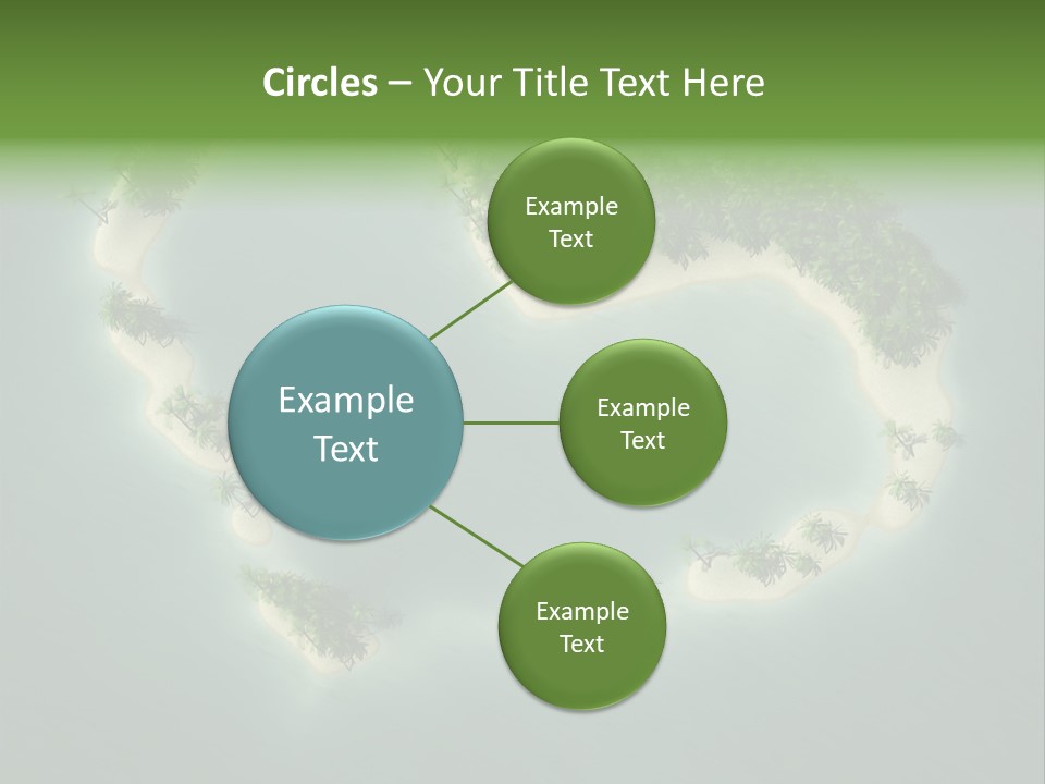 Tropical Tree Wave PowerPoint Template