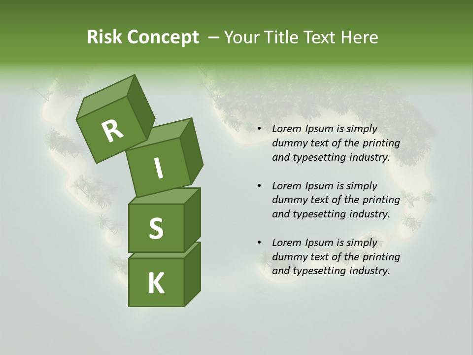 Tropical Tree Wave PowerPoint Template