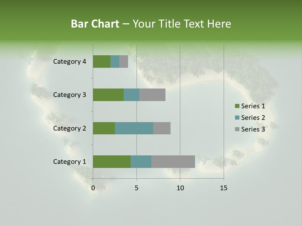 Tropical Tree Wave PowerPoint Template