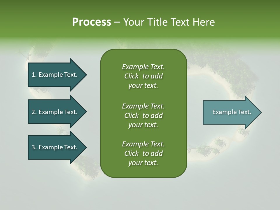 Tropical Tree Wave PowerPoint Template