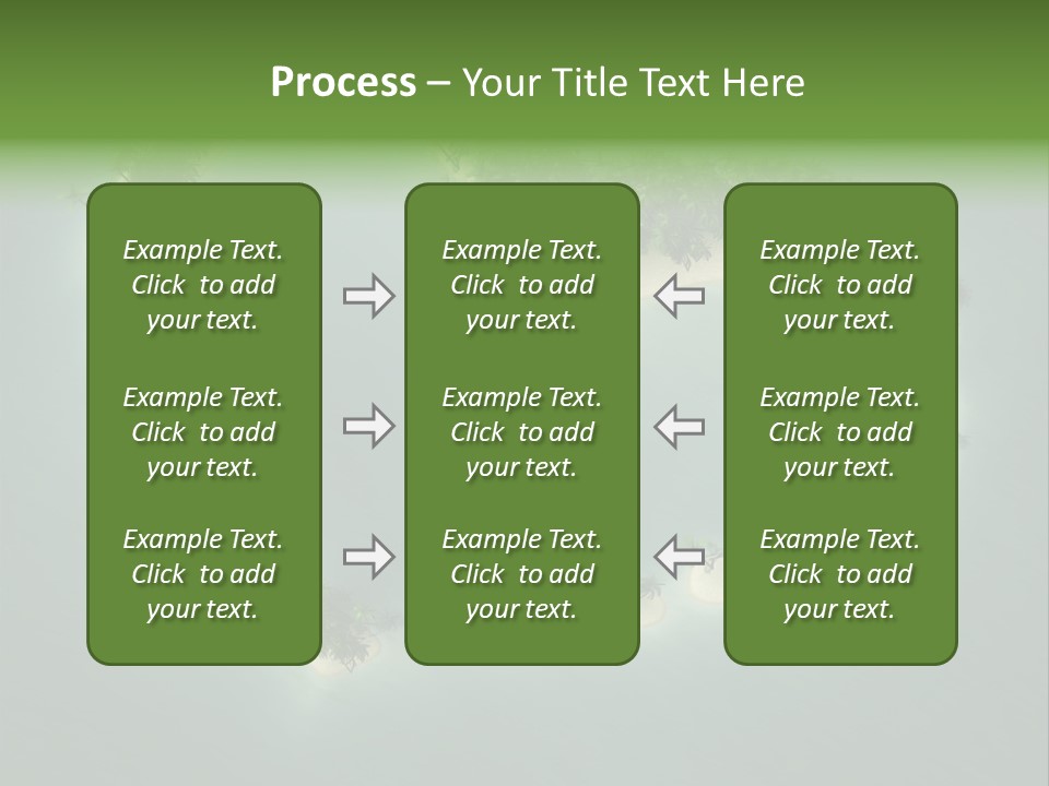 Tropical Tree Wave PowerPoint Template