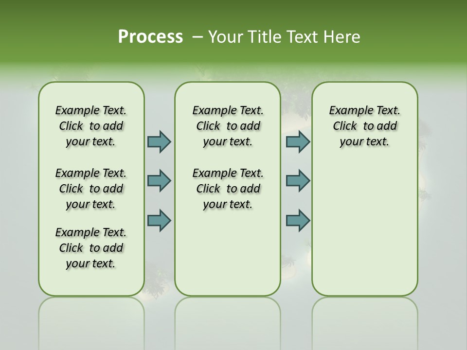 Tropical Tree Wave PowerPoint Template