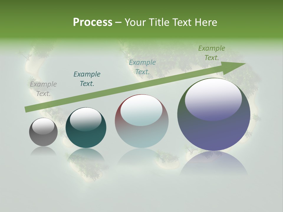 Tropical Tree Wave PowerPoint Template