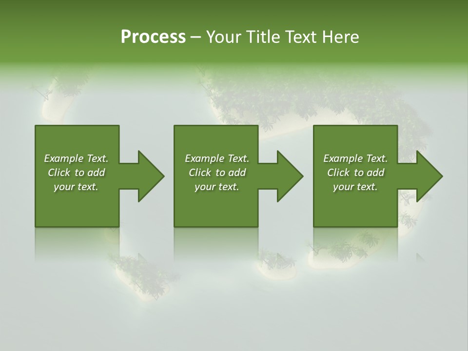 Tropical Tree Wave PowerPoint Template
