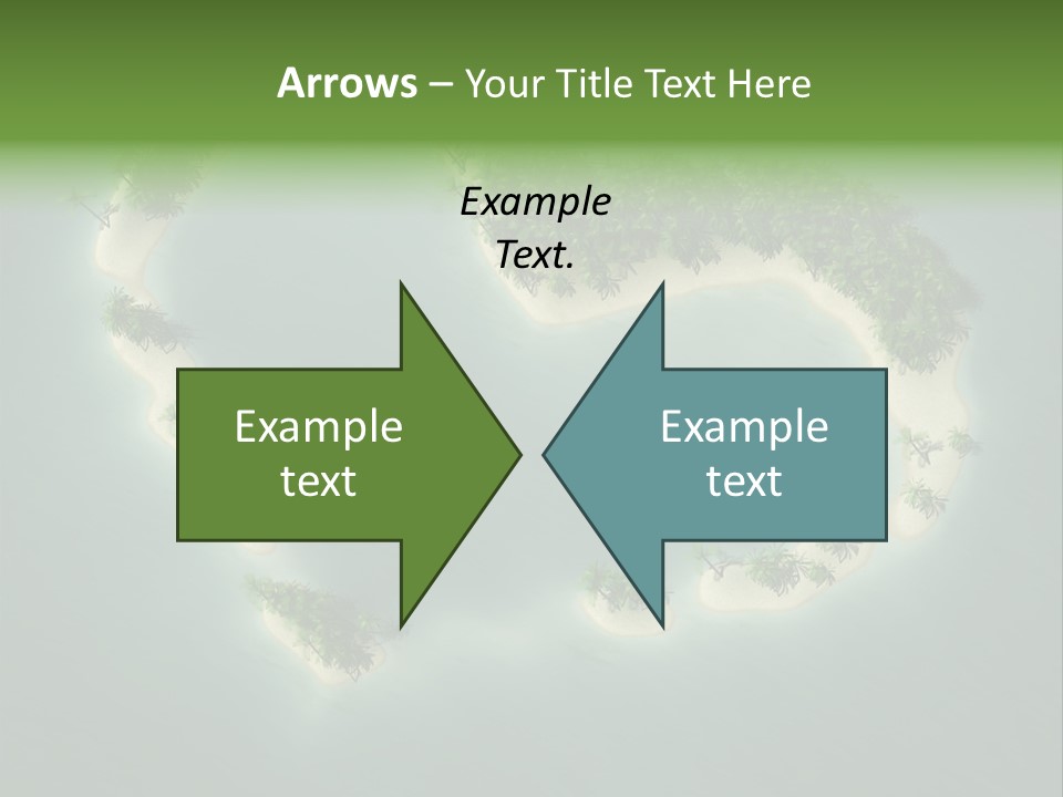 Tropical Tree Wave PowerPoint Template