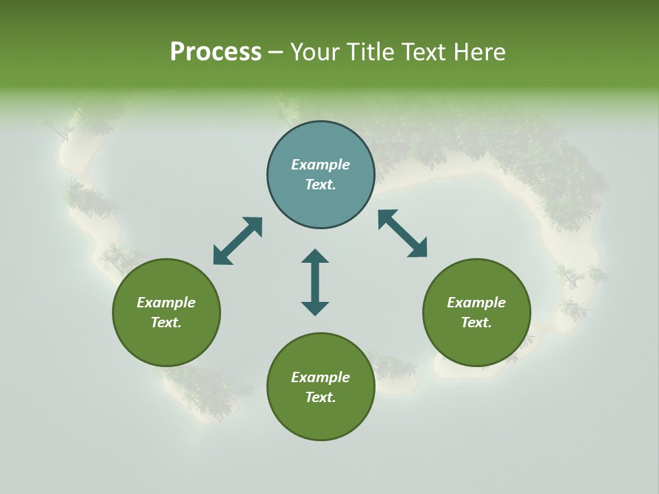 Tropical Tree Wave PowerPoint Template