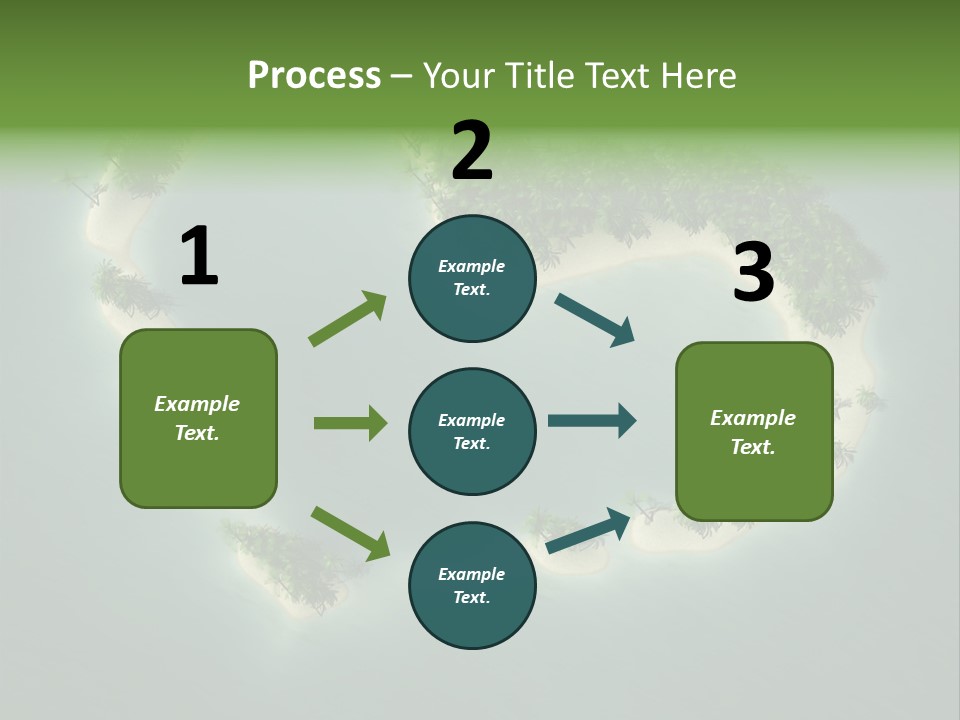 Tropical Tree Wave PowerPoint Template