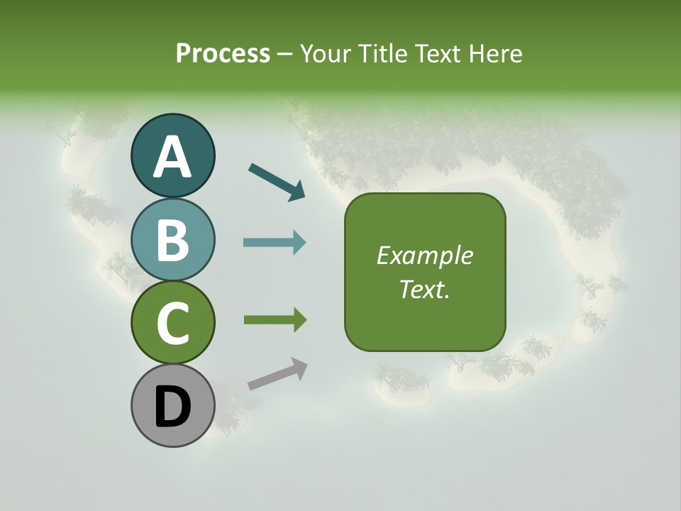Tropical Tree Wave PowerPoint Template
