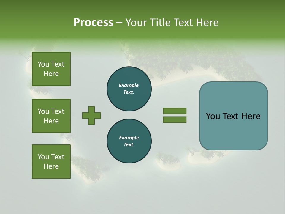 Tropical Tree Wave PowerPoint Template